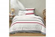 Housse de couette 220x240 cm + 2 taies 100% Coton 57 fils Marine