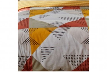 Housse de couette 220x240 cm + 2 taies 100% Coton 51 fils Meo Multico