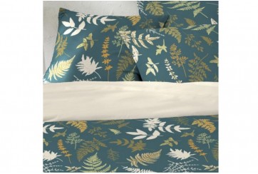 Housse de couette 220x240 cm + 2 taies d'oreiller 63x63 cm Coton 51 fils Nils Multico