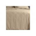 Housse de couette 220x240 cm Satin de Coton Beige