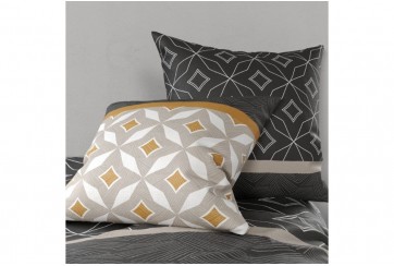  Housse de couette 140x200 cm + 1 taie d'oreiller 63x63 cm Coton 57 fils Ota