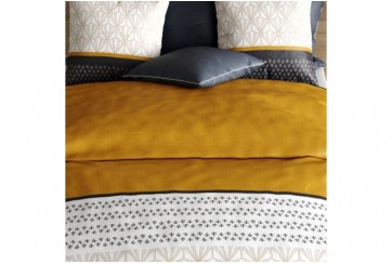 Housse de couette 220x240 cm + 2 taies d'oreiller 63x63 cm Coton 57 fils Rizzo