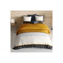 Housse de couette 220x240 cm + 2 taies d'oreiller 63x63 cm Coton 57 fils Rizzo