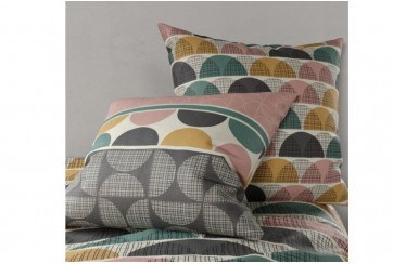 Housse de couette 220x240 cm + 2 taies d'oreiller 63x63 cm Coton 57 fils Thanos