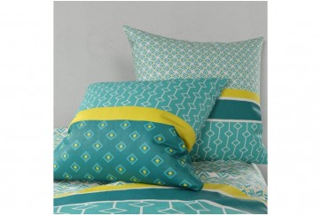 Housse de couette 220x240 cm + 2 taies d'oreiller 63x63 cm Coton 57 fils Malphite