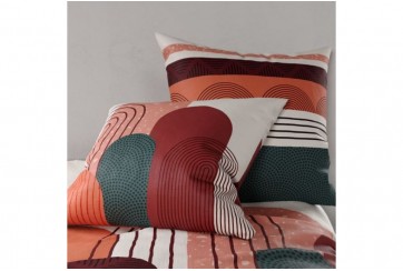 Housse de couette 140x200 cm + 1 taie d'oreiller 63x63 cm Coton 57 fils Galio