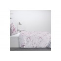 Housse de couette 140x200 cm + 1 taie d'oreiller 100% Coton 57 fils Rina