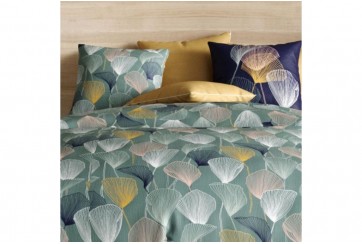 Parure de drap 180x290 3 pièces avec Drap housse 90x190 cm Coton Cottey