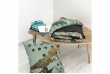 Housse de couette 140x200 + 1 taie d'oreiller 63x63 cm Coton Trias