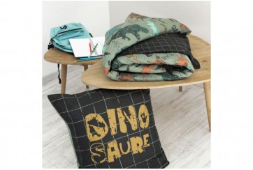 Housse de couette 140x200 + 1 taie d'oreiller 63x63 cm Coton Trias