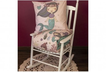 Housse de couette 140x200 + 1 taie d'oreiller 63x63 cm Coton Maeria