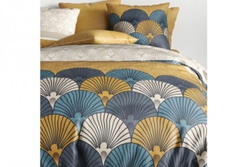 Housse de couette 220x240 cm + 2 taies d'oreiller Maka