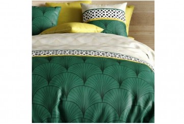 Housse de couette 220x240 cm + 2 taies d'oreiller 63x63 cm Coton Hope