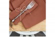 Lot de 3 serviettes 40x40 cm Gaze de coton