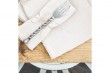 Lot de 3 serviettes 40x40 cm Gaze de coton