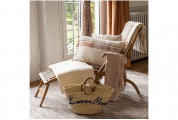 Plaid 130x160 tricot recyclé - Danilo