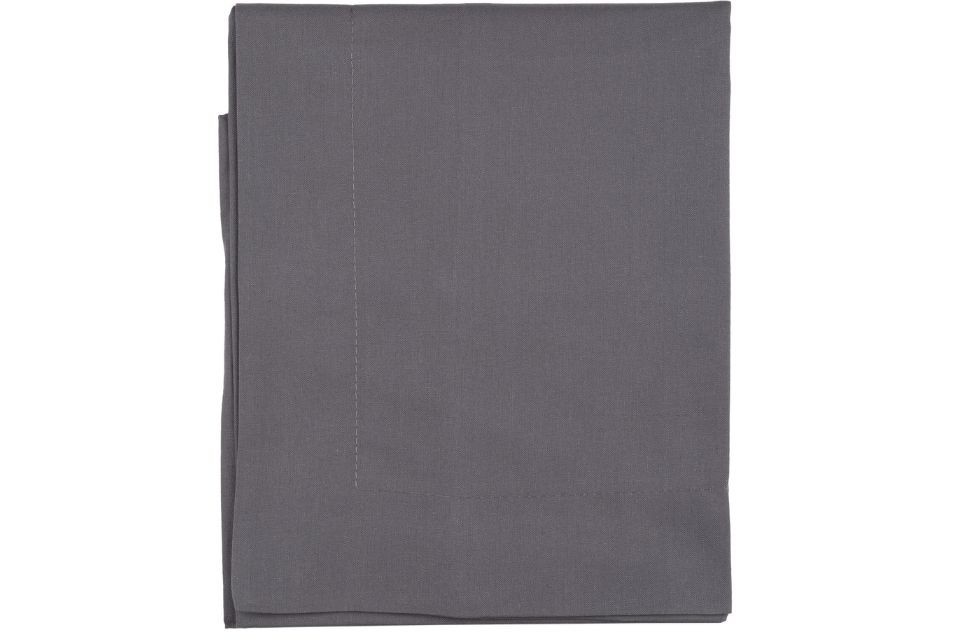 Taie de traversin 90 cm Alabama Coton Acier