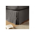 Cache sommier 160x200 - Gaze de coton
