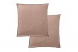 Lot de 2 taies d'oreiller 65x65 cm - Carré - Lin Français