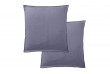 Lot de 2 taies d'oreiller 65x65 cm - Carré - Lin Français