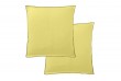 Lot de 2 taies d'oreiller 65x65 cm - Carré - Lin Français