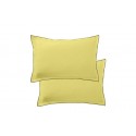 Lot de 2 taies d'oreiller 50x70 cm - Rectangle - Lin Français