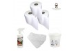 Voiles de protection (lot de 3) + boosters (lot de 3) + lessive +anti