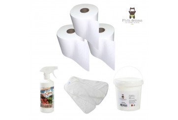 Voiles de protection (lot de 3) + boosters (lot de 3) + lessive +anti