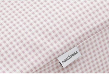 Ensemble 2 Pièces Couvre-Lit 70 Vichy10 Rose 70x140 cm