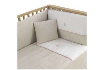 Ensemble 2 Pièces Housse de couette 60 Lino 100x140 cm