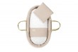 Couffin Matelassé Lapin Beige 39x80x25 cm