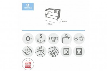 Ensemble 2 Pièces Housse de couette 70 Liberty 110x170 cm