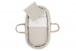 Couffin Matelassé + Support en Bois Naturel Lino