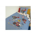 Parure de lit 140x200 cm Mario Kart Coton