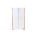 Armoire 2 portes enfant bois blanc