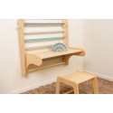 Ensemble table et chaise pour le mur des grimpeurs (suédois)
