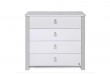 Commode avec plan à langer bois gris clair