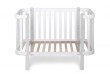 Lit berceau bébé 60x120 cm avec sommier réglable inclinable (gris)