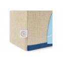 Boîte de rangement enfant avec couvercle pliable - motif baleine - Bieco