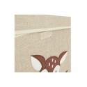 Boîte de rangement enfant avec couvercle pliable - motif biche - Bieco