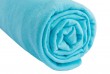 Lot de 3 draps housse jersey coton anis blanc turquoise 40x80 40x90