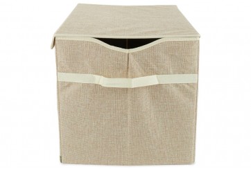 Boîte de rangement enfant avec couvercle pliable motif herisson bieco
