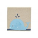 Boîte de rangement carré enfant baleine bieco