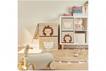 Boîte de rangement carré enfant hérisson bieco
