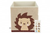 Boîte de rangement carré enfant - Pliable - Hérisson Piksi