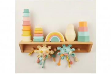 Tour à empiler en silicone pour Bébé  - Multicolore