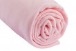 Lot de 3 draps housse jersey coton coloris fille rose blanc parme 40x80 40x90