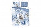 Parure de lit 220x240 cm flanelle HIP nr.30490 bleu