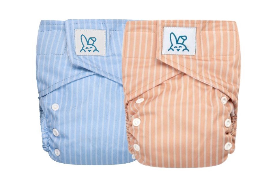 Couche lavable bébé - Scratch - Stripes - Bumbuns