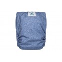 Couche lavable bébé - Criss cross blue - Bumbuns